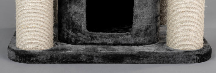 Dunkelgraue Bodenplatte, Maine Coon Fantasy 60 × 80 × 4 cm