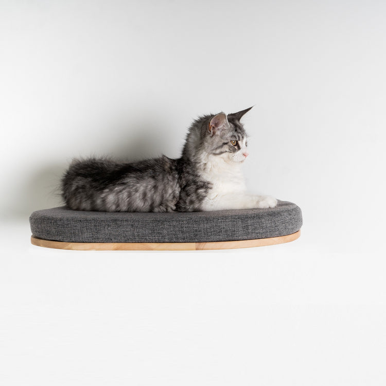 Kletterwand – Katzenbett de Luxe (Grau)